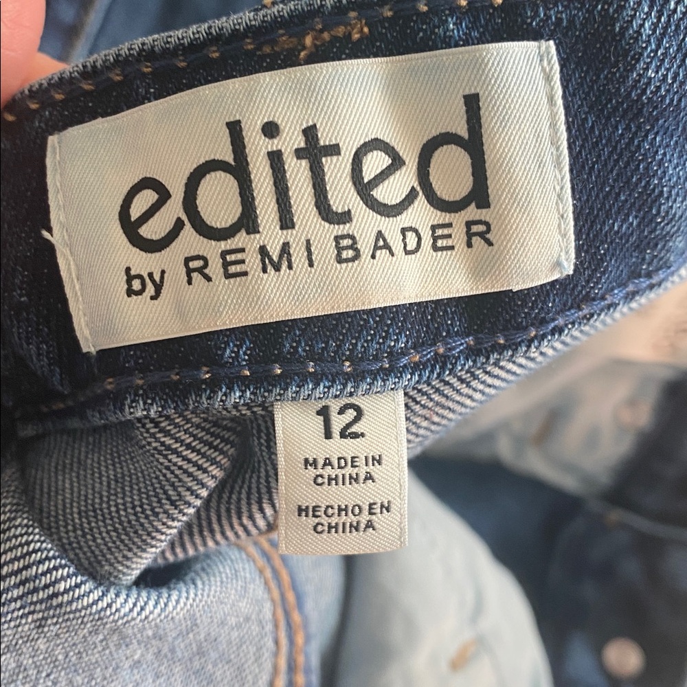 Edited by Remi Bader NWT loose straight jeans size 12 - Picture 5 of 7